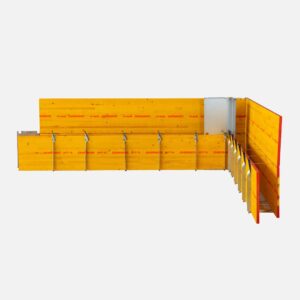 Coffrage de voile en bois
