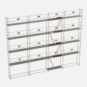 lot de 125 m2 d'échafaudage multidirectionnel SLGMP