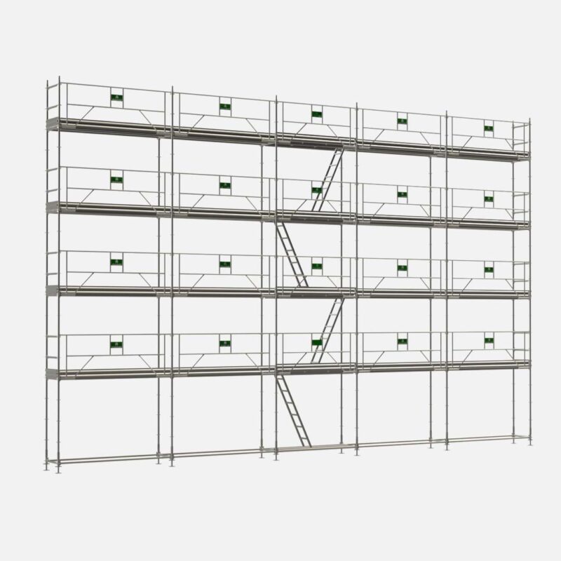 Lot de 155 m2 d'échafaudage multidirectionnel