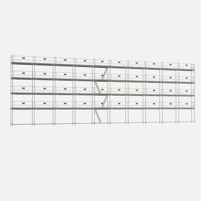 Lot de 305 m2 d'échafaudage multidirectionnel