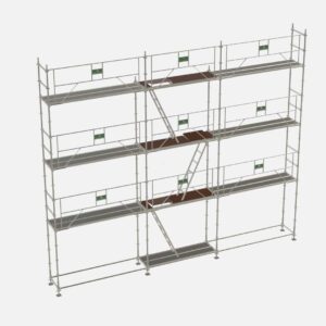 lot de76 m2 d'échafaudage multidirectionnel SLGMP