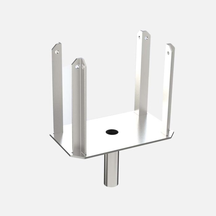 Fourche double entrée pour étai