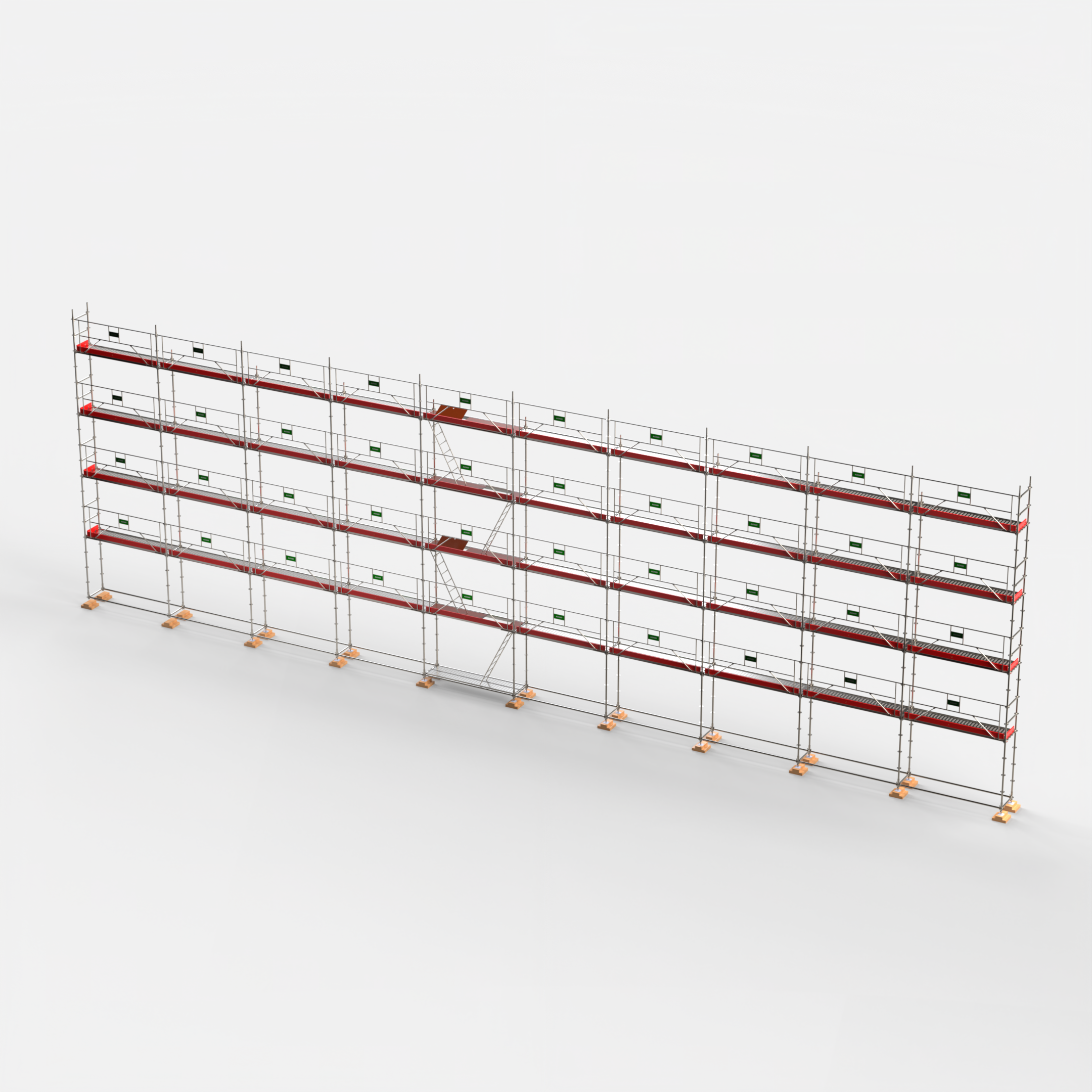 Lot de 300 m2 d'échafaudage multidirectionnel VERO